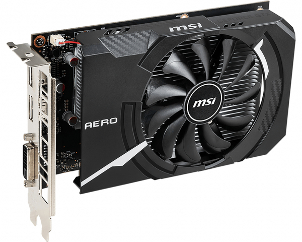 美品MSI AERO ITX GTX 1650 OC EDITION MSI GeForce GTX 1650 AERO ITX OC 4GB - Graphics card - Multitronic